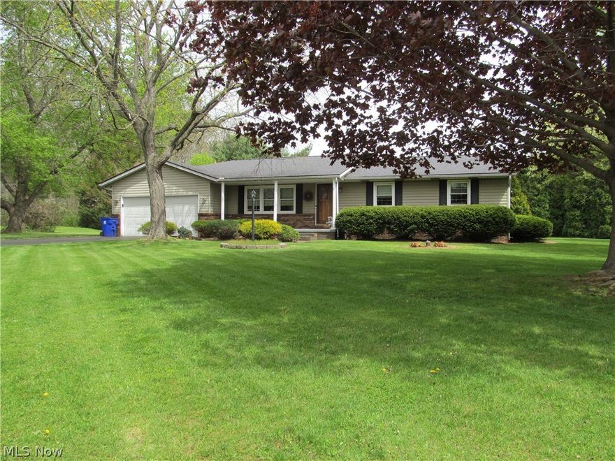 One Owner 3 BR Ranch on a beautiful 1.02 Acres.  Convenient Floor Plan. Home includes Rustic Eat-In Kitchen with (new) Slider to a 24 x 12 Deck. Family Room. Living Room. Master BR with Master Bath and 2 additional Bedrooms. Appliances Include:  Range/Oven; Refrigerator, Upright Freezer; Microwave; Washer & Dryer There is a 2 Car Attached Garage and a Detached 20 x 20 Garage/Outbuilding.  New Well Pump in April (2021). Sellers will include a New Aerobic/Aeration Septic System (see details) to replace outdated (Leach Well) System. Sellers downsizing. Nice situation for next Owners.