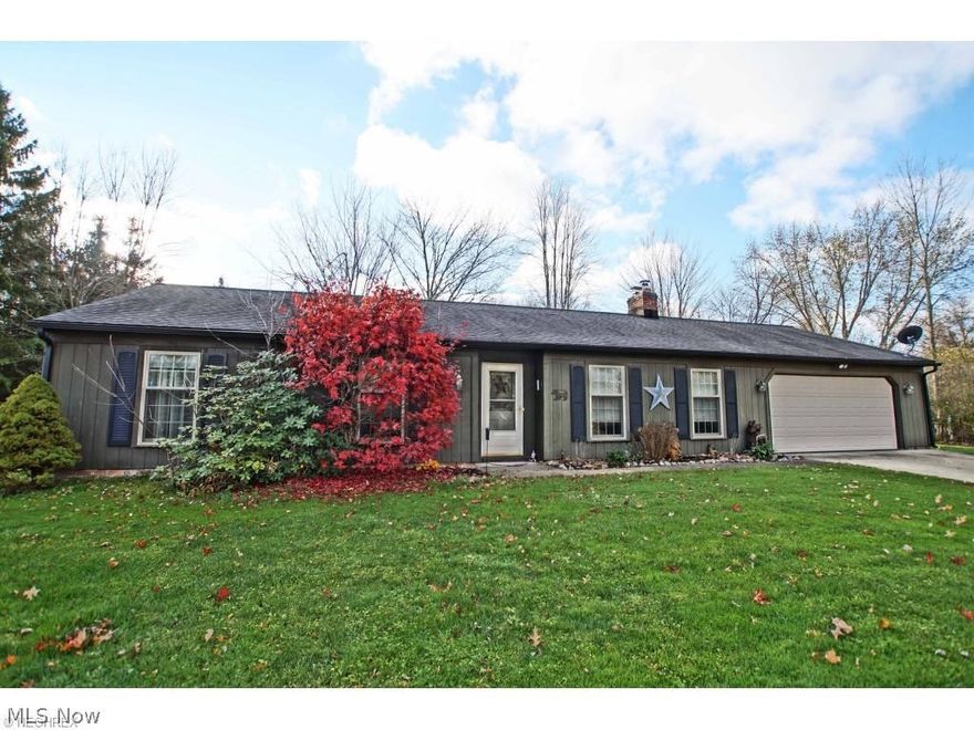 Beautifully maintained 3 bedroom 2 full bath ranch in the sought after Kimmeridge Estates on almost an acre of land! Many updates include: Newer tile flooring in kitchen, gas boiler/furnace (2015), windows/custom blinds (2007) and roof (2008)! Eat-in kitchen/dining room with breakfast bar and large pantry. Save on heating bills with a coal stove fireplace! Plenty of storage and office can be used as a 4th bedroom. Large 2 car attached garage has nature stone flooring and attic space. Entertain in the parklike backyard featuring wooded views, brick paver patio and firepit. Easy one floor living at its finest, schedule your private showing today!