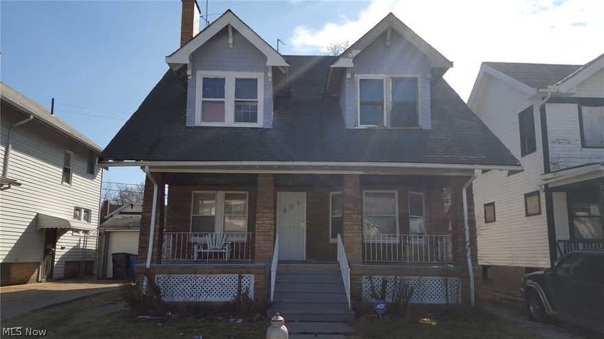 Clean and affordable 3 bedroom, 1 bath single family home. Features living room and dining area with fireplace, built-in bookcases, fresh paint, security doors and unfinished basement.  Stove and refrigerator will be provided for new tenants.  Schedule a showing today! Tenant pays gas, electric, water and sewer, lawn care and snow removal. Leasing qualifications; credit check, stable employment, gross monthly income at least $1450. Small pets allowed with $25 per month pet deposit.  No Section 8 accepted.
