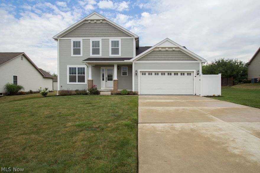 Welcome home! This 3 bedroom, 2.5 bath home has tons of updates that buyers are sure to love! This beautiful home offers a delightful family room with vaulted ceilings and opens to the kitchen, creating the perfect entertainment space! The kitchen offers a tile backsplash, stainless steel Frigidaire appliances, a center island with updated lighting, and a dinette space overlooking the back patio. In addition, there is a formal dining room conveniently located right off the kitchen, perfect for family dinners! The first floor laundry doubles as a mud room with built-in hooks and bench storage with access to the garage. The master suite offers two double door closets and a lovely master bath with walk-in shower. Enjoy summer nights with the family hanging out on the back patio! Located in Louisville School District with over 1,600 square feet of living space, this home is a great find in a wonderful neighborhood!