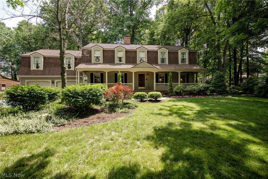 Fabulous private lot surrounding this amazing spacious home in Jackson Twp/Jackson schools!!  Spacious well maintained home with 4 br, 3 full baths, huge bonus room, 2nd floor office  and an enclosed porch with views to the lush backyard!  Foyer entry to family room with built-ins, fireplace, living and dining rooms.  Great kitchen with island, granite, lots of cupboards and stainless appliances - plus - a great eating area with see thru fireplace from family room.  Eating area also has doors to the peaceful enclosed porch!  First floor laundry for your convenience and a finished basement area with yet another fireplace!  This is all finished off with a brick walkway and brick front porch that is covered....enjoy!! This wonderful unique home has so much to offer inside and out.  See for yourself.