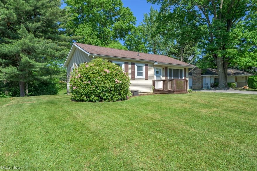 Welcome home to 543 Freedom Street! This 3 bed, 1 bath ranch has been recently painted throughout and is ready for you to move right in. The living room and bedrooms all feature hardwood flooring. Home is located in a quiet and well-kept neighborhood close to the Portage County Hike & Bike trail. There is a spacious backyard that dead ends near a former Elementary school where a nice children's park remains. This home is low maintenance and ready for new loving owners!