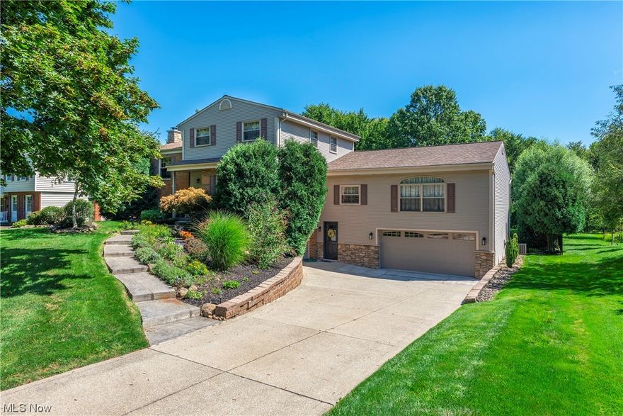 Introducing a meticulously maintained Brecksville gem, hitting the market for the first time. Major addition in 1995 including master suite, expanded kitchen & garage, pool, Pella windows & doors. The spacious open kitchen is a chef's haven, boasting ample storage, double oven, newer refrigerator & dishwasher. It's the perfect gathering spot for family and friends. The family room, with gas log fireplace, leads to a sunroom with nature stone flooring, seamlessly blending indoors with outdoors. Convenience abounds in this home. The XL first-floor master suite offers his & her walk-in closets and a private sitting area with a backyard view. The master bath features a jetted tub and separate walk-in shower. Four bedrooms showcase refinished hardwood flooring and solid oak doors, enhancing the home's charm. Outdoors, the professionally landscaped yard provides natural privacy. The in-ground pool, recently refurbished, comes with an electronically controlled cover and ranges from 3 to 9 feet in depth. A stamped concrete patio and spacious patio area are perfect for outdoor entertainment. Additional highlights include a whole-house generator, a new roof, gutters, and gutter guards from 2013, and heated garages; Main garage w new concrete flooring 2023, second garage w nature stone flooring. Make it yours today and experience a lifestyle filled with luxury and convenience-walking distance to downtown Brecksville’s restaurants, shops & Metroparks. Highly rated schools!