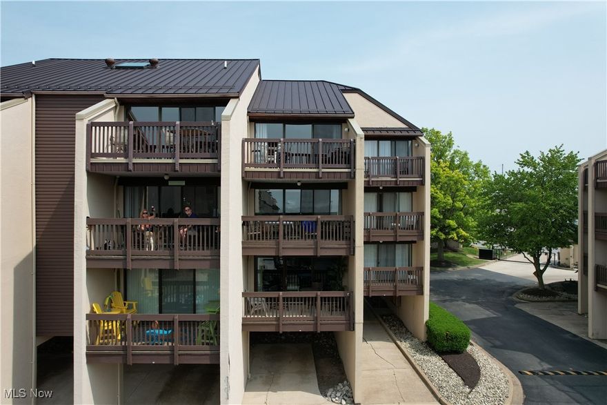 Welcome to 1807 E Perry St unit 69 located in the sought after Shores complex in Port Clinton Ohio. This beautifully remodeled two bedroom two full bath lakefront condo offers the perfect blend of comfort, style, and vacation ready amenities. Step inside to find a modern kitchen with newer appliances, a brand new backsplash and fresh countertops, ideal for prepping gourmet meals for family and guests. The thoughtfully designed layout features two private bedroom suites, each with its own full bath, providing a serene and spacious retreat for owners and visitors alike. Enjoy your morning coffee or evening wine on not one, but 3 private balconies, each offering its own stunning view- perfect for soaking in the Lake Erie breeze. The shores complex is renowned for its resort like style amenities. Lounge by the lakeside pool with panoramic views, relax in the hot tub, or enjoy the peaceful lakefront private beach! Rents on VRBO easily with 5* star rating- sold fully furnished, pets welcome!