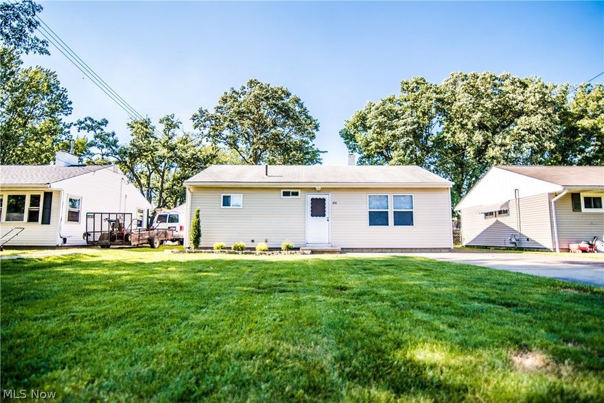 Don't miss out on this amazing ranch style house! With over 860 sq. feet, this redone home is exactly what you're looking for! Walking in the front door, you'll find the spacious family room. The kitchen is complete with new flooring and freshly updated cabinets is perfect for all of your cooking needs. Your family will love the three large bedrooms with roomy closets and a gorgeous updated full bath. You'll enjoy the large private backyard with a patio and outbuilding, perfect for entertaining! This conveniently located house has everything you could ask for!