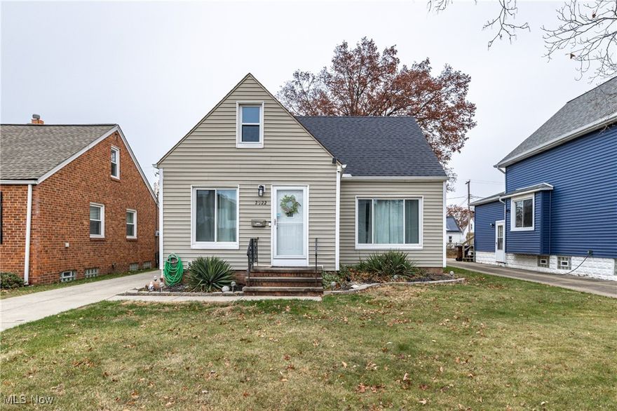 Welcome to 2922 Grovewood Ave. in beautiful Parma, Ohio! This charming bungalow greets you with striking curb appeal, highlighted by its clean lines, inviting entry, and well-kept landscaping. The exterior seamlessly extends to a private, fully fenced backyard featuring an oversized two-car garage, generous patio, and plenty of outdoor space for entertaining or everyday relaxation. Step inside to a warm and cozy family room, where a wall of windows fills the space with natural light and creates an open, airy feel. The room flows effortlessly into the bright and updated eat-in kitchen, offering the perfect setting for both casual meals and gatherings. The main level features two well-appointed bedrooms, each anchored by luxury vinyl flooring and thoughtful layout, ideal for guests, home office use, or first-floor living. Upstairs, the expanded owner’s suite delivers impressive functionality and comfort with its generous footprint, dormer lighting, and flexible space for a sitting area, workspace, or dressing nook. The lower level adds even more versatility with a finished media room and bar area, creating the ultimate retreat for movie nights, hosting friends, or unwinding at the end of the day. Thank you for visiting, we hope you enjoyed your time and look forward to welcoming you home to Grovewood!