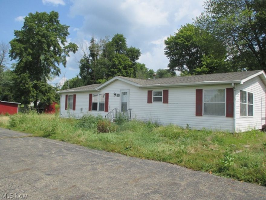 Country setting. Great buy for this Modular home on 2.5 acres with a barn.  Property is participating in an on-line marketing event.  See remarks for information.  Home has a Septic system. Any upgrades or replacement will be buyer responsibility.