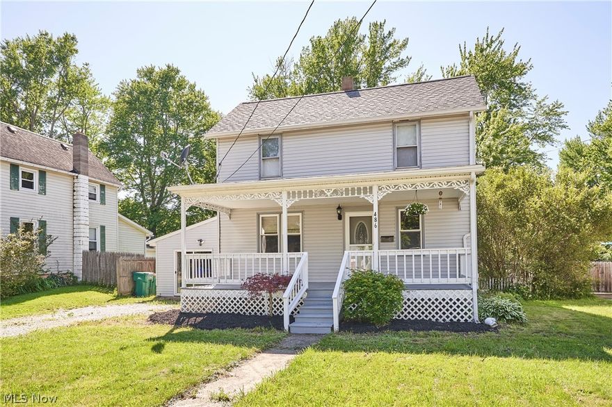 Large Century Home near Downtown Geneva! Home boasts 1786 sq ft with 3 bedrooms and 1.50 baths. A grand front porch and a charming living room greet you as you enter. Kitchen offers a good sized island, stainless steel appliances, a cozy eating area and opens to a deck overlooking the backyard. Large family room provides additional living space and is a bonus in a century home! First floor master bedroom and a full bath. Convenient first floor laundry room completes the main level. Upstairs offers two bedrooms and a half bath. Full basement houses the mechanicals and can be used for storage. Nice size yard at .22 acres and an expansive deck provides a lot of space to enjoy the outdoors. All appliances stay. One year home warranty included. MOVE-IN READY! Great location close to restaurants, shops and everything the downtown area has to offer! Great walkability score. Fantastic opportunity!