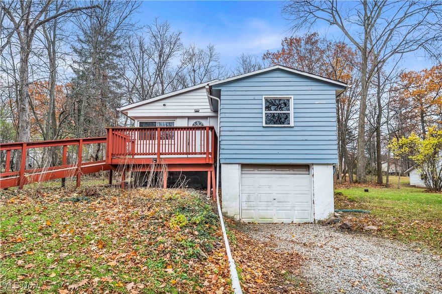 Welcome to this rare Hinckley gem, offering the perfect blend of comfort, privacy, and investment potential! Step onto the charming front deck and walk into a warm, inviting living room centered around a beautiful fireplace—an instant focal point that adds character and coziness to the freshly updated space. Newer flooring carries seamlessly into the dining area, creating an open, welcoming layout ideal for everyday living and entertaining. Continue into the updated kitchen, featuring newer cabinets, sleek countertops, and vinyl windows that brighten the entire room. Just beyond, a refreshed full bathroom showcases modern upgrades for a clean, move-in-ready feel. Down the hallway are 3 comfortable bedrooms, each with updated finishes and a functional layout that suits a variety of needs—whether for family, guests, or a home office. The full, unfinished basement offers incredible opportunity—complete with a convenient laundry area and plenty of space for storage, workshop options, or a future value-adding renovation. Outside, the expansive yard provides a private, wooded backdrop ideal for outdoor enjoyment, relaxation, and long-term potential. While the garage ceiling will need structural repair, this property remains a standout opportunity to own a Hinckley home updated throughout and set in a secluded, highly desirable location. Experience the charm, convenience, and natural beauty this area is known for. Full-service property management is available with dedicated departments for leasing, marketing, and tenant communication. Rehab and construction services are also offered for remote investors. This opportunity won’t last long—schedule your showing today!