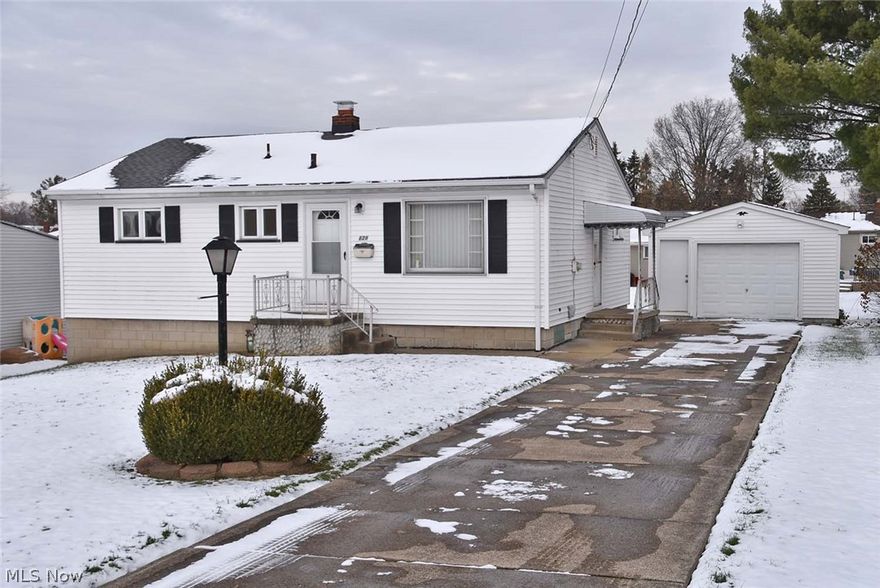 Fixer-Upper Ranch Home - ABSOLUTE AUCTION, all sells to the highest bidder on location: MONDAY - DECEMBER 30, 2019 - 12:30 PM. REAL ESTATE: Ranch home built in 1965 with approx. 936 SF. Features a living room, kitchen with side door entrance, dinette, 3 bedrooms with hardwood floors, and a full bath. Previous water damage to the flooring in the bath, hallway, and living room was professionally remediated. Bring your contractor! Full basement plumbed with half bath. Gas FA heat. 2-car detached garage with shop area. Situated on a 60' x 140' lot. Taxes are $208.97 per half-year. TERMS ON REAL ESTATE: 15% down auction day, balance due at closing. A 10% buyer’s premium will be added to the highest bid to establish the purchase price, which goes to the seller. Any desired inspections must be made prior to bidding. All information contained herein was derived from sources believed to be correct. Information is believed to be accurate but not guaranteed.