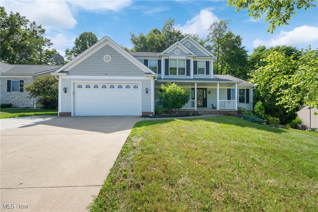 Welcome to this impeccable custom colonial nestled in the desirable Creekstone Community of Copley, OH. This home offers outstanding curb appeal and generous room dimensions throughout, blending comfort with timeless elegance. The first-floor master suite features vaulted ceilings and is conveniently adjacent to a stunning two-story great room with a gas fireplace, abundant natural light, and seamless flow into the eat-in kitchen-perfect for both relaxing and entertaining. Enjoy the peaceful privacy of the wooded backdrop right in your own backyard. Located in the Copley/Fairlawn School District and just minutes from Route 21, this home combines everyday convenience with serene suburban living. With its thoughtful layout, classic charm, and tranquil setting, this property is a standout in one of the area's most desirable neighborhoods.