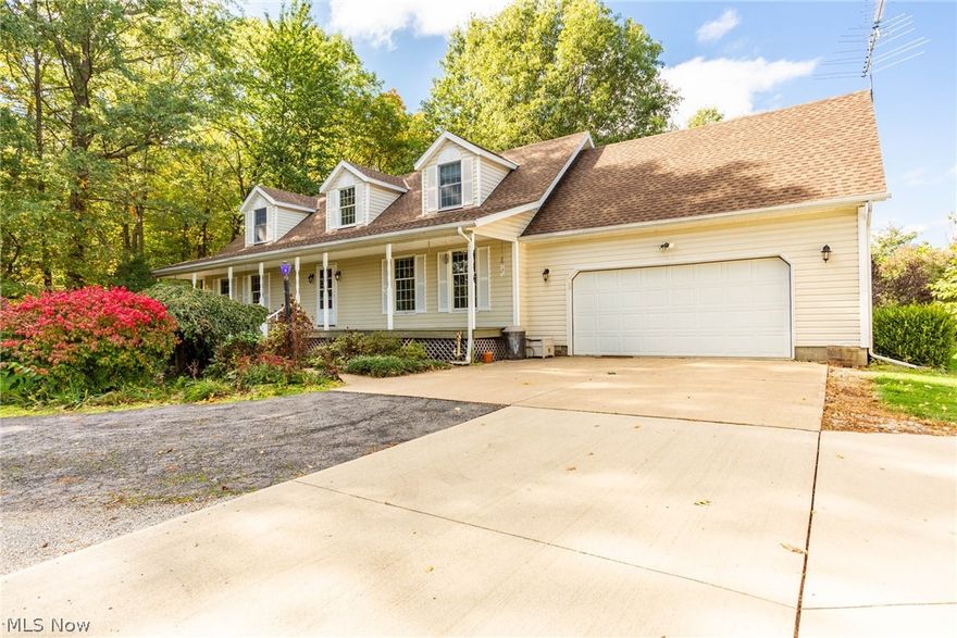 Welcome to 7301 Barnes Rd located in the city of Vermilion! Before entering the home, take a moment to enjoy the beautiful open porch where you'd enjoy your morning coffee. As you enter the foyer, you'll pass by the large living room and enter into an amazing open floor plan! The large master bedroom complete with master bath and walk-in closet is located on the first floor. There are two half baths and laundry on the first floor as well! Two large bedrooms and a full bath complete the upstairs. There is a two car attached garage and an additional two car detached garage! This cape cod sits on 1 acre and is perfect for family gatherings! You are located only minutes from beautiful downtown Vermilion and Lake Erie! There's so much more to see. Make your appointment TODAY!