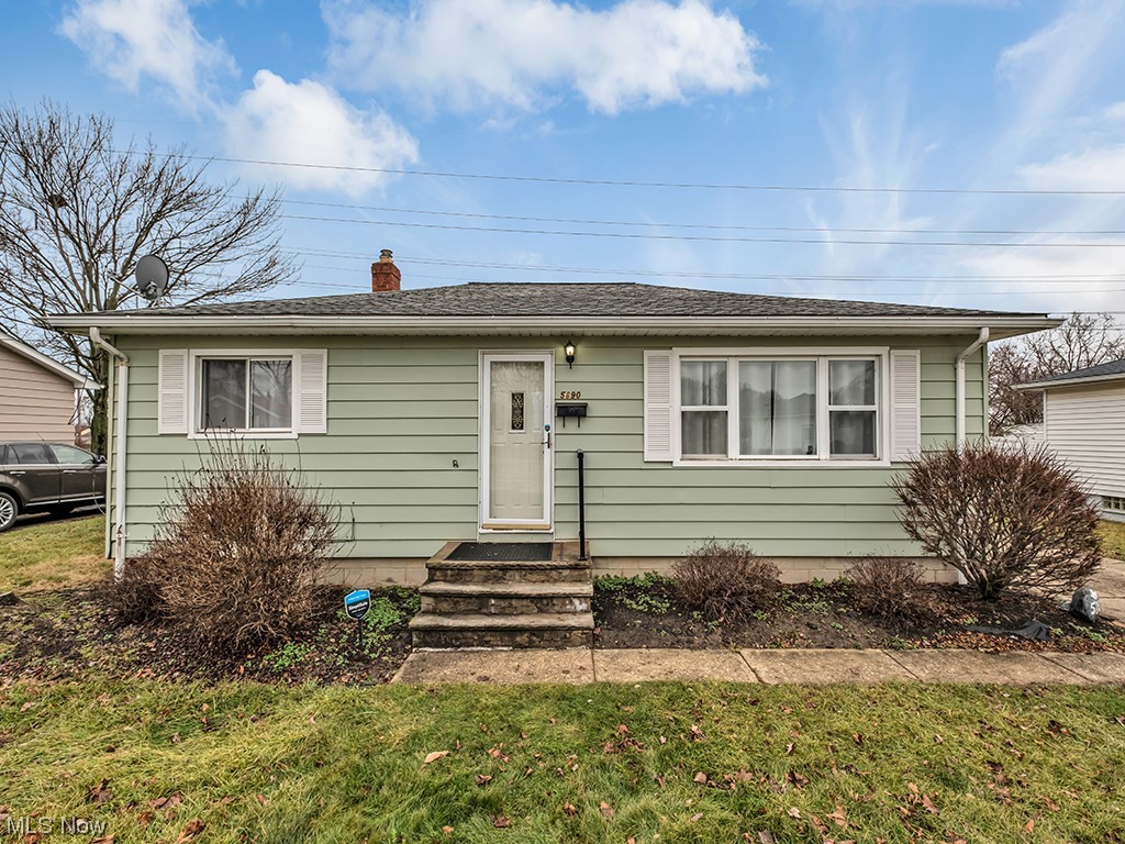 PRICE IMPROVEMENT!! Welcome to 5890 Middlebrook! This 3 bedroom, 1.5 bath ranch is just waiting for your personal touch! Walk into the living room, with updated laminate in the entry. Kitchen has updated flooring and new fridge. Bedrooms have been freshly painted. The partially finished basement has a wet bar. The lovely backyard has a covered patio with Naturestone. Newer vinyl windows thoughout the home. SimplySafe security system to remain with the home. 1 Year Home Warranty offered for peace of mind. Located minutes from airport, highway access and shopping. Blank canvas to make it the home of your dreams! Schedule your private tour today!