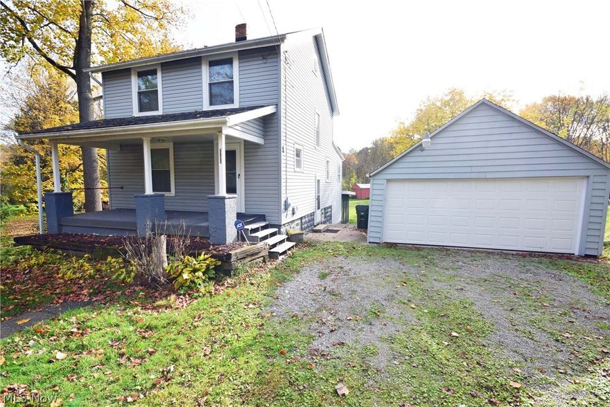 Great opportunity to own this 3-bedroom home on nearly 6 acres of land in Springfield Twp. Living Room, Dining Room, Eat-in Kitchen and Bedroom on the first floor. Full walk-out basement that leads to an enclosed, screened back porch. 2 Car detached garage. Newer siding, garage door with opener, newer roof, newer furnace and new septic system. Large pole building in the back is great for storage or animals. Great value! Call today to schedule your walk-through of the house and property!