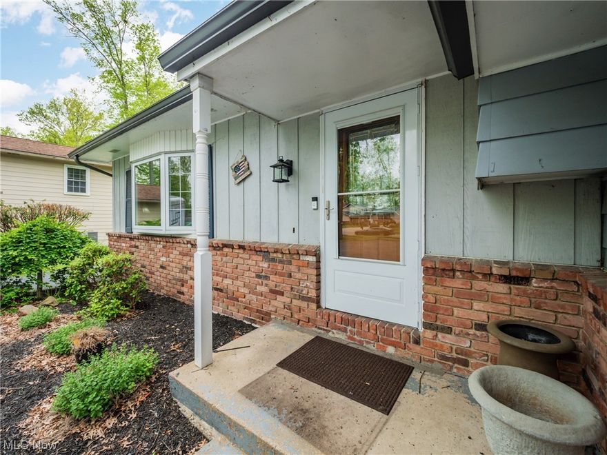 Welcome Home! CHECK OUT THE 360 DEGREE VIRTUAL TOUR! This Charming Split Level in the Heart of Mentor includes Three Bedrooms & Two Full Baths.  Large Light Filled Living Room Opens to the Formal Dining Room & Eat-in Kitchen. A Spacious Sun Room Overlooks the Backyard and is accessed off of Dining Room. Lower Level Family Room w/ Wood Burning Fireplace and Built-in Shelving & Storage. Three Generously Sized Bedrooms including a Primary Bedroom w/ private access to the Updated Full Bath. Additional Updated Full Bath is located on the Lower Level. Younger Furnace & Central Air, Younger Roof, Windows, and Much More! Back Patio off of the Sun Room Features a Built-in Firepit! Attached Two Car Garage w/ Opener. Storage Shed in the Backyard. Home Warranty Included. Call for Your Private Showing​​‌​​​​‌​‌​​​‌‌​​​‌‌‌​​‌​​‌‌​​​​ Today!