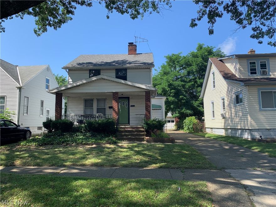 Great Westpark 3 br 1.5 Bath colonial. Solid home same family for over 70 years in needing of TLC. Owner not able to make repairs. Appliances stay except for basement freezer and small refrigator. Perfect for someone little  handy or contractor "diamond in rough ". Home features hardwood flooring , formal dining room, front porch, decorative fireplace. Just needs little updating to make it your special first home. Close to all the convienences and I 71, airport, downtown Cleve. School, 220 line in garage for contractor. 1/2 bath in basement works needs some attention.