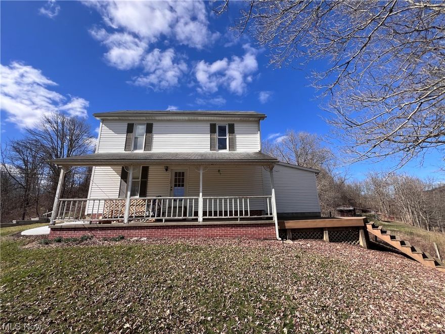 Are you ready for the quiet life of the country? This 40+ acre property is ready for you to move in and enjoy! Beautiful 1890's farmhouse with 2 bedrooms, 2 full baths. Spring fed gravity cistern and free gas will help keep the utilities low. Internet is available from Frontier or Starlink. The road to the house is maintained by the county regularly. There are three outbuildings. One for storage, one set up for cattle with electric and water, and a 30x60 horse barn with electric and water. Property is about 95% fenced. Owner is keeping the mineral rights.