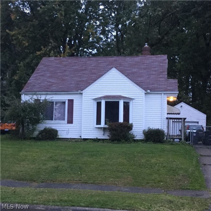 Charming 3 Bedroom Cape Cod located in Firestone Park just minutes from the highway.  Home features 2 bedrooms and bathroom on the main floor.  Plenty of closet space throughout.  The upstairs bedroom is large enough to satisfy any buyer.  Partially finished basement that was professionally waterproofed by Ohio State Waterproofing years ago.  Appliances stay in the kitchen that feature updated cabinets.  Hardwood floors in the living room and down the hall.  Original hardwood also found under the carpets in the bedrooms.  If you are looking for outdoor space look no further.  This is one of the largest lots in Firestone Park.  Plenty of room for pets to play or outdoor entertainment.  Check out the photo's and see for yourself.  This home is priced to sell.  Don't hesitate.  Call your favorite realtor today to schedule a showing.