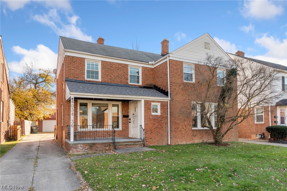 Bright and airy brick duplex located on the border between South Euclid and University Heights. Just a short distance from Target, Whole Foods, Starbucks, and one mile from John Carroll University. Coventry Village is also just a few minutes away. One unit has 2 beds & 1 full bath, the other unit has 3 beds & 2 full baths. Each unit has their own laundry in-unit, a huge plus for tenants. Both units have cozy livings rooms with large windows and arched doorways to a formal dining area. Both kitchens are pleasant and fully equipped. Both units have areas with beautiful hardwood floors. Some external features include a wooden deck in the backyard and a shared 2 car garage. Convenient for the landlord, the unit's utilities, except for water, are separately metered.