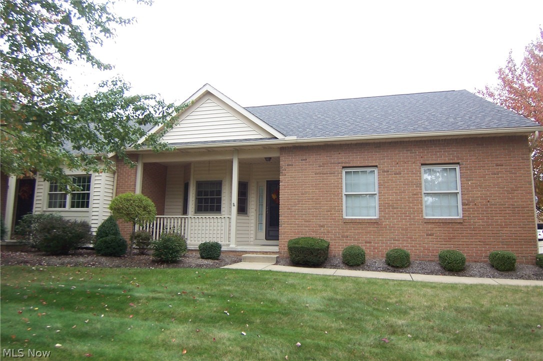 Stunning 2 bed, 2 1/2 bath 1 1/2 story condo with vaulted ceilings, gas fireplace, family/sun room and loft! Granite counters and stainless appliances in eat in kitchen! Great room has gas fireplace, vaulted and place for dining area! First floor master, master bath, laundry and 1/2 bath! 2nd floor has bed, loft, full bath and walk in storage closet! Partial basement with 2nd frig, shelving, work bench and concrete crawl space for extra storage! Furnace & AC 2015, hot water tank 2017, carpet first floor 2020. Oak stair treads, skylight and 6 panel doors! Most furniture for sale at great prices, just ask. Sellers moving out of state. Sellers prefer 30+ days possession.