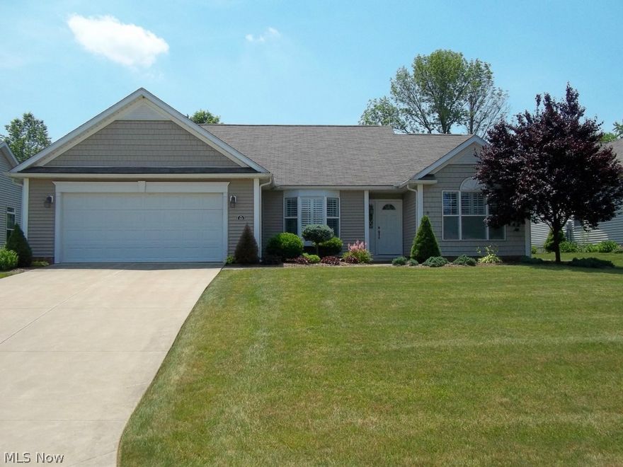 Mint condition Villa offering one floor living with a great open floor plan. Vaulted ceiling great room with gas fireplace, there is a formal dining room for entertaining and a sun room off of the great room. The master bedroom has a walk-in closet and an oversized bathroom with a huge custom walk-in shower; extra windows give the bedroom area wonderful warm lighting with a split bedroom plan, the guest bedroom and bath are opposite side of the house. The kitchen is fully applianced with extra counter space and cabinets, the dinette has louvered privacy door and window treatments, sliding patio door leads out to a covered porch with a retractable privacy screen and a professionally designed patio area. There is a finished second level that could be an office or 3rd bedroom.