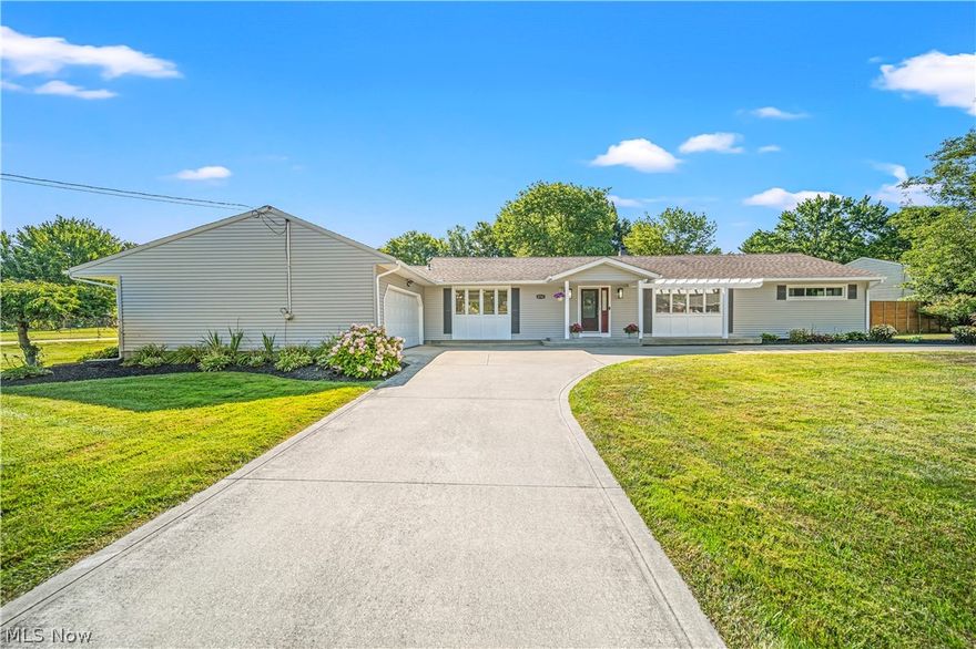 Take a look at this remarkable home, located near all the amenities you could need but yet full of privacy with a quiet street and over 1/2 acre lot! The front of the home offers stunning curb appeal with a large circular driveway, welcoming front porch and beautiful landscaping. Head inside and you'll find an open floor concept with many updates throughout the entire home including fresh paint, flooring, fixtures and more. The home features a family room, large living room full of natural light and a spacious finished basement...great for entertaining or letting the kids run free! Inside you will also find 3 bedrooms, one of which is an owner's suite complete with a stunning master bathroom and large closet. Don't forget to take a look at the mudroom/laundry room that offers plenty of space, a half bathroom, garage access and backyard access. Finally, head into the large kitchen with stainless steel appliances, dining room area and sliding glass door that leads to your backyard oasis. Step outside to a fully fenced and private yard that is complete with a large deck, perfect for entertaining or just relaxing on a nice day.

This place has everything you need and more! Don't miss your chance to call this rare find home!

RECENT UPDATES:  roof, siding, windows, doors, garage door, opener, driveway, porch, appliances, furnace/AC, 50 gal HWT, sump pump, electrical, plumbing.