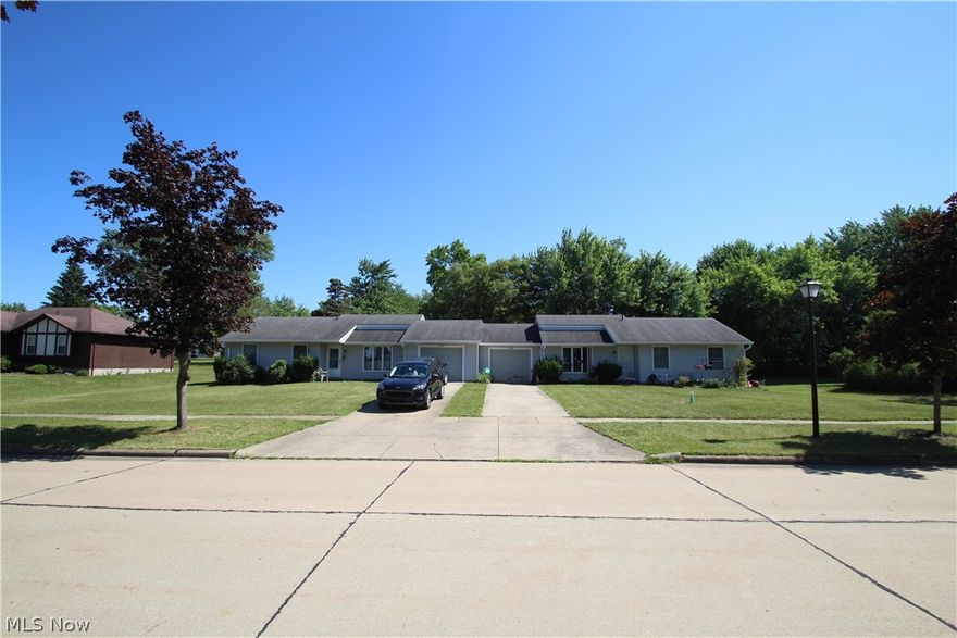 Great investment opportunity with this Duplex. Ranch style with all rooms on one level. Excellent location in the heart of Medina! Walking distance to Shopping ,Entertainment and many Restaurants. Both sides have long term tenants. Copies of leases available upon request. Each side offers 2 bedrooms, 1 full bath and a utility room with washer and dryer. All appliances stay. New Siding in 2023 for entire Duplex.