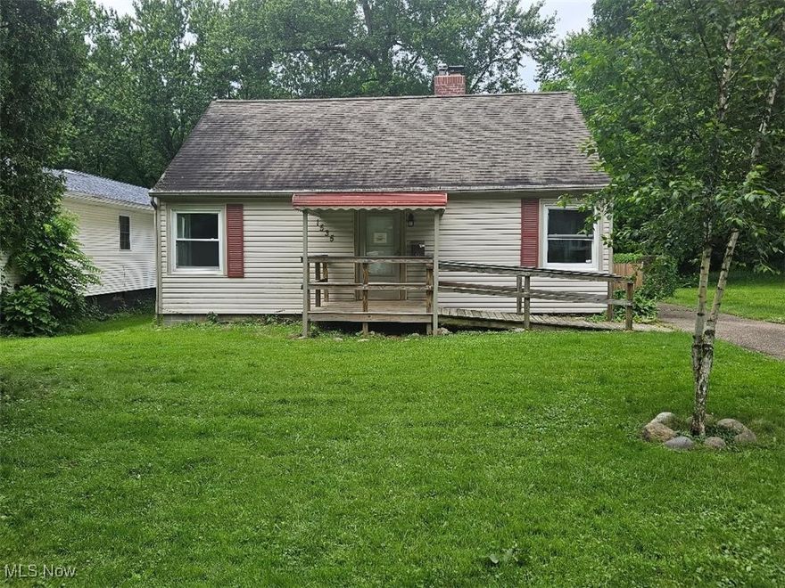 Great opportunity on this very clean 2 bedroom ranch. Quiet dead end street.  Living room with fireplace. Appears to have newer windows. Nice kitchen Rear family room that open to deck - partially covered. Handicap ramp to front door access.  Nice 1 car dtached garage. Spacious yard shed for extra storage. Owned by Secretary of Veterans Affairs and sells as-is. Seller will make no repairs. Buyer or Buyer agent to verify all information herein. Buyer to choose their own title company and buyer pays all title company related costs. When seller accepts an offer, seller will provide their own proprietary sale agreement which when executed, supersedes any local office sale or offer agreement.
