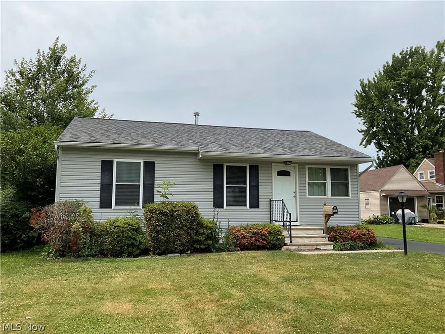 Updated Ranch with Private back yard.  Roof, Vinyl Siding, Windows, Insulation approx 10 years old....furnace, Central air added, and driveway in 2023 and sump pump replaced in 2024.....Comes with finished basement with full bath....