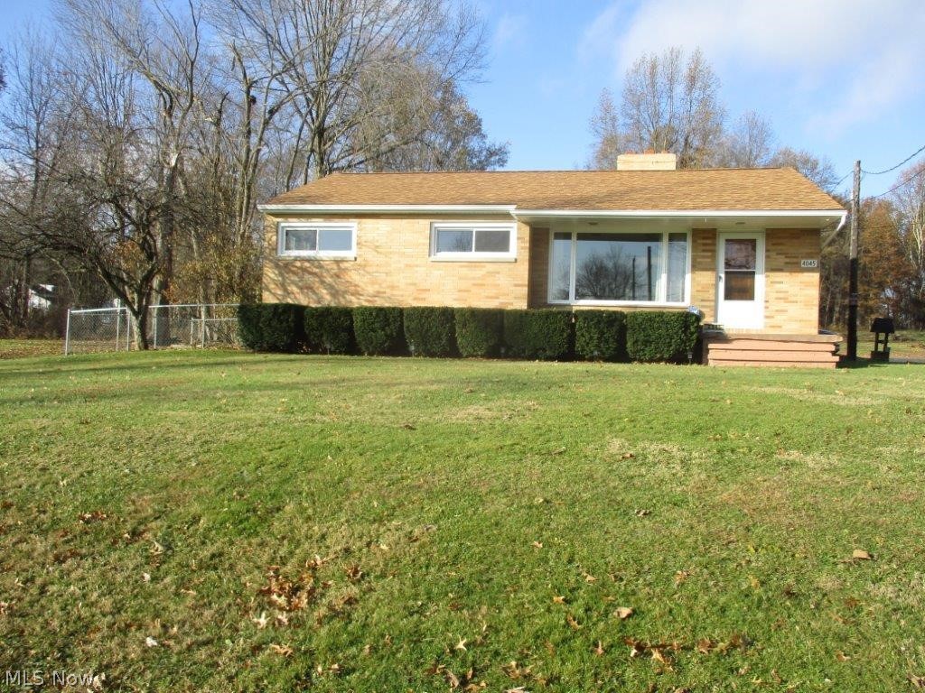 Very nice 3 bedroom 1 bath brick ranch on 2.76 acres. Includes 22 x 22 garage that has electric and woodburner. New features include: oven top, hot water tank, well pump, new carpet and kitchen & bath flooring. 5 year old roof. Includes washer, dryer, pool table and wood burner. 2 year old windows. Must See!