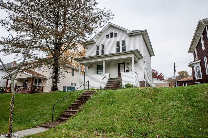 Spacious 4 bedroom, 1 1/2 bath home that has been updated.  Beautiful woodwork throughout the home. 2 car detached garage.