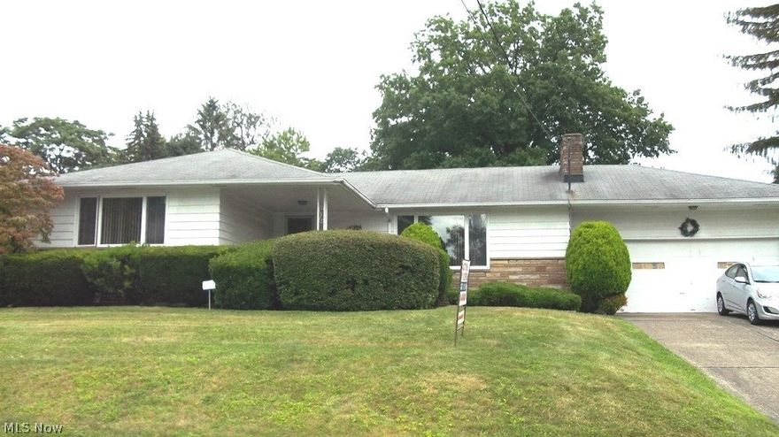 Well constructed custom-built ranch with 3 Bedrooms, 1 main Bath, (Plus 1/2 bath in Master Bedroom and Basement). Your family will love it when you put those  "Culinary Skills" to work for them in the beautiful oak Kitchen featuring an island and large pantry.  The spacious Living Room has a fireplace you'll want to sit in front of this winter while sipping some hot chocolate or wine.  The huge basement could house a family room ,video center, a pool table or an area to play ping pong...you decide. You'll also enjoy the evenings relaxing inside the  screened porch, which overlooks the large backyard, where there is plenty of room to have your own garden and patio. Like a roomy place for your vehicles plus  a work area too? Then you will be happy with the extra  large attached, 2 car garage with a 10.6 ft. ceiling. JUST REMEMBER...this was a "long time family owned home" so it now needs a new owner with some of those fresh re-decorating ideas you've seen on those TV shows. Once you have