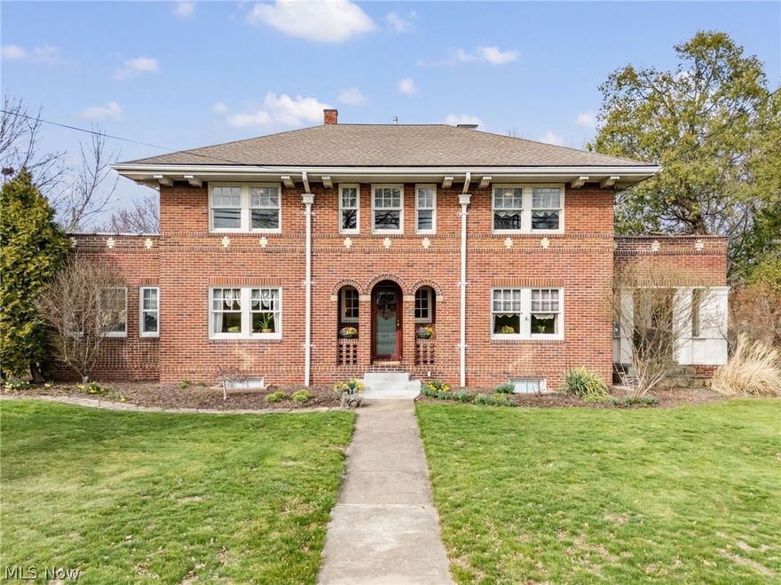 Looking for a piece of history? You found it! This stunning all brick, colonial style home has been maintained and updated to a tee with natural authenticity left throughout. Welcome to 1015 Portage Street NW! Located right in the heart of North Canton, this century home offers four bedrooms and two fulls baths. Enter into the stunning foyer and meet charm right when your feet touch the natural wood flooring. Stunning Family Room to your right offers an abundance of space, gas fireplace with wood surround and double doors entering out to the calming, covered side porch. Formal Dining Room is sure to impress and is perfect for entertaining. The Living Room is a great space for additional living, a potential office or sun room as it's filled with windows and boasts with natural light. The Kitchen is a cooks delight with granite counters, stainless steel appliances, island, coffee bar, breakfast nook and an array of cabinetry. The first level is complete with an updated full bath that was converted from a half bath. Follow the charm to the second level where you will find four bedrooms. one which was converted into a walk-in closet, and a full bath with claw tub and walk-in shower. The basement offers a laundry area and great storage space. The yard sits on over .6 acres and is truly a delight. The homeowner's have taken immaculate care of the inside and out and it shows. Find relaxation outside on the covered porch or deck or work in the ready to use garden. Some updates include the water heater (2024), furnace (2019), a/c (2019), electrical (2010), and appliances. Review the extensive list of updates in the attachments as this home has so much to offer! You truly need to see for yourself!