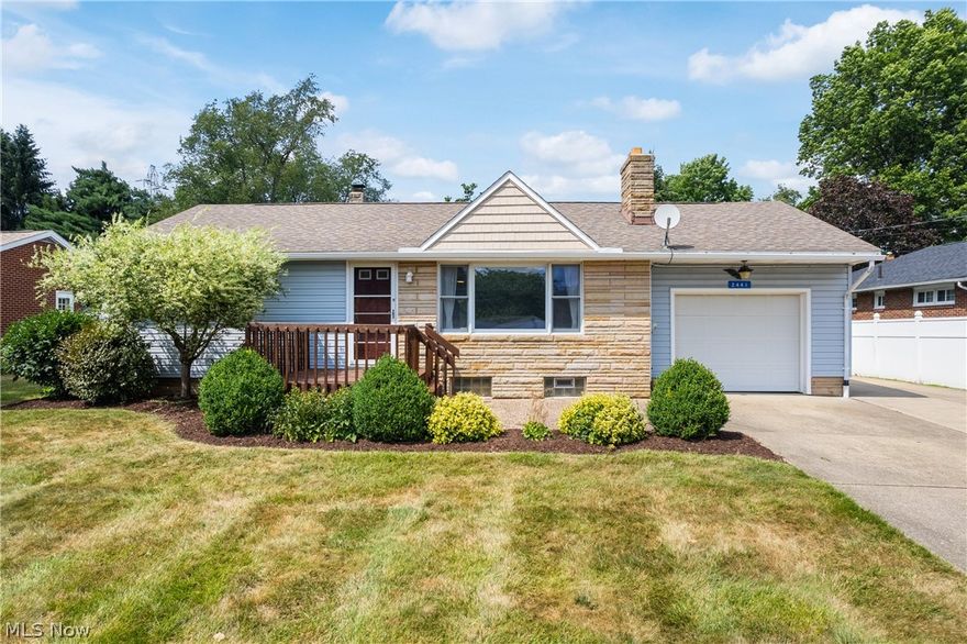 Check out this recently updated ranch in Plain LSD! This home features a large living room w/original hardwood floors, eat-in kitchen w/plenty of storage, great room w/plenty of natural light, 2 bedrooms, 2 full bathrooms, and laundry room. Head downstairs to a HUGE finished recreation room, half bathroom, and plenty of storage in the unfinished part. Fully fenced rear yard w/vinyl privacy fencing, deck, and shed. 1+ car attached garage. Schedule your private showing today!