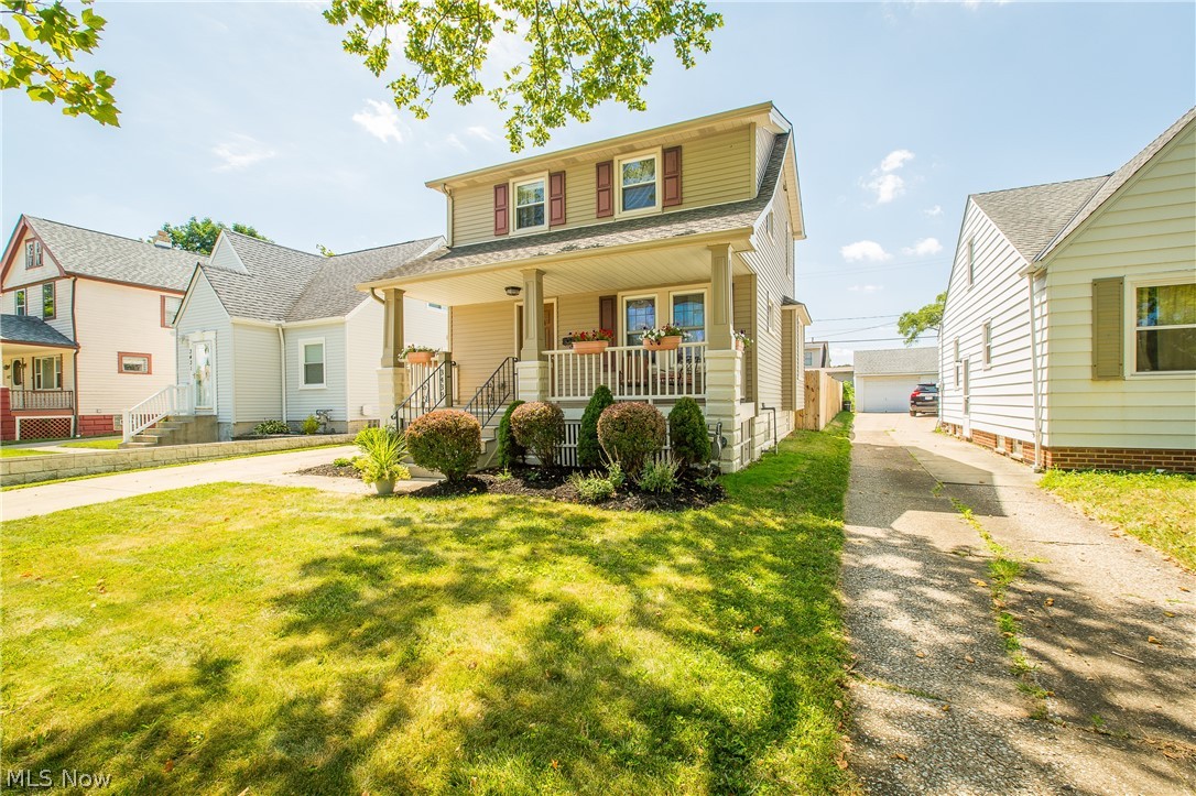 Second Chance at this Absolutely Stunning Colonial in the Heart of Parma! A Beautiful Blend of Character And Updates, at a price you can't pass up! Gorgeous landscaping meets you as you pull in the drive, along with a Front Porch that spans the width of the home. Walk through the front door to an expansive Living Room, complete with new, neutral carpet. The Open Floor Plan leads you seamlessly to the Dining Room, highlighted by Floor to Ceiling Built-In Cabinetry that encapsulates the charm of this home! Off the Dining Room you'll find the Kitchen, Tastefully Remodeled and Lovingly Cared For, complete with Stainless Appliances and Hardwood Cabinets. The Classic Layout of this colonial means you'll find all 3 Bedrooms, all with New Carpet, on the 2nd Floor- along with the Full Bathroom, also recently remodeled. The Partially Finished Basement was Waterproofed in 2010 and Nature Stone Flooring was installed. Backyard is Fully Fenced In! 1 Car Garage with Electric! Within Walking Distance