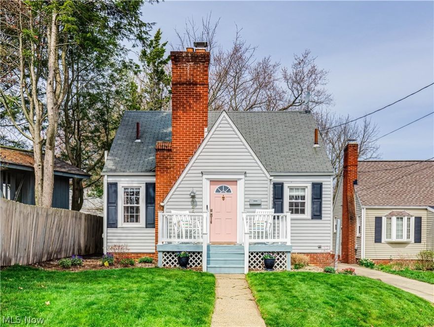 This beautifully updated bungalow is a must-see! You’re welcomed in by the inviting front porch that leads into this charming home. As you enter, you will love the calming color palette, the arched entryways, and the abundance of natural light. The lovely great room offers wood floors, a wood-burning fireplace with a mantle, and large windows. Adjacent to the great room are two bedrooms, a full bathroom with a tiled tub shower combo, and built-in storage in the hall. Enjoy family time in the spacious recently updated kitchen with stainless steel appliances, cabinets galore, and plenty of counter space. Upstairs you will find a vast third bedroom featuring two closets, and ample storage space. The partially finished basement has an open recreational room with built-in shelves for storage and a laundry area. Completing the package is the relaxing backyard perfect for spending time enjoying the outdoors. Updates include a New Dishwasher/Disposal, Complete Bathroom Renovation, Professional landscaping (front of house), Updated light fixtures, New Furnace/ Central AC/ Hot Water Tank, Kitchen Vinyl Flooring, and Basement & Master New Carpet. A great find located in the heart of North Canton, close to parks, schools, the YMCA, and the library! Don't miss it, make an appointment for your private showing today!