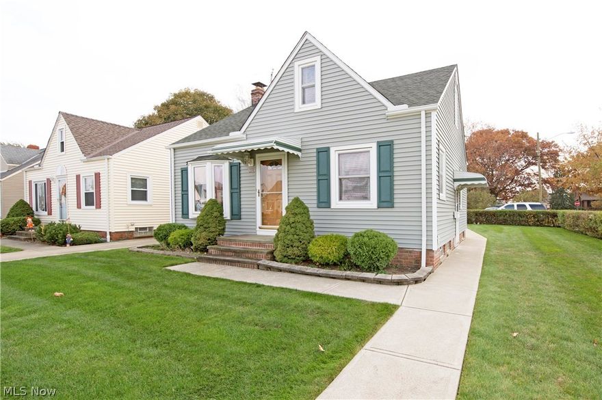 Are you a looking for a Tremendous Value that is Move in ready with a great location in Parma? Look no further.  Welcome to 5915 Forest Avenue. This three bedroom Cape Cod with a XL 2 Car Garage is uniquely situated on a quiet street.  The exterior of this home and garage showcase new vinyl siding and a newer roof. The interior boasts a spacious family room complete with Bay Window. The Clean Carpet can also be pulled up to expose rich hardwood floors.2 Bedrooms and a Full Bathroom accompanied by an Express Kitchen make 1st floor living easy. Walk upstairs to a Grand Master bedroom waiting for your finishing touches.  Refinish the hardwood floors or Carpet this XXL Bedroom fit for a King and Queen. The lower level is ultra-clean and is awaiting your custom “Man Cave” design and touches.  There is also plenty of room for storage below grade as well. This home is located minutes from the heart of it all.  It screams value value value.  Move in today and become a homeowner for the cost of