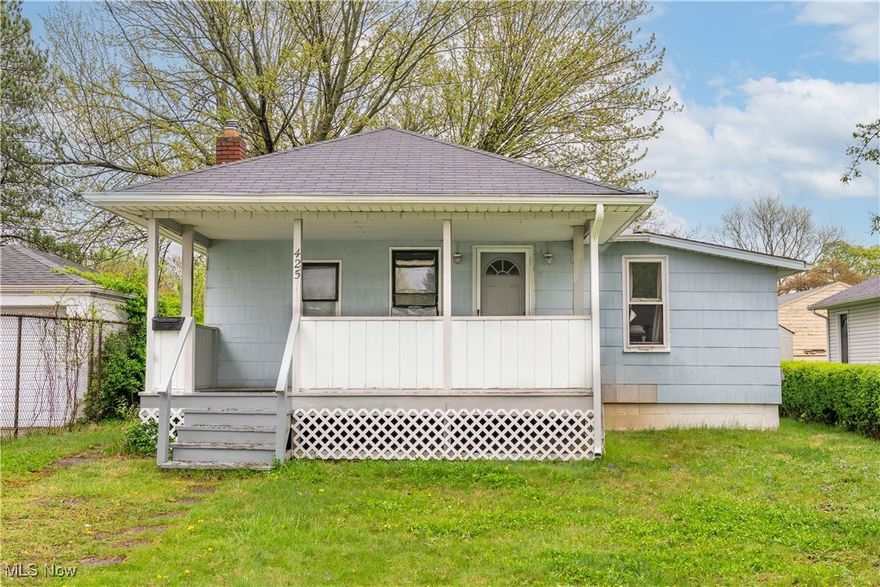Welcome to this adorable ranch, perfect for easy, simple living! A charming covered front porch leads you into a bright great room filled with natural light. The eat-in kitchen features white cabinetry, a pantry, a convenient laundry area with a built-in table, and access to a cozy back deck. Tucked just behind the great room are two generous bedrooms and a full bath with a tub/shower combo and shelving. The unfinished basement offers plenty of storage, and the backyard is ideal for relaxing, gardening, or simply enjoying the outdoors. Recent updates include a new water tank, a new range, and fixed gutters. Don’t miss your chance to tour this delightful home. Schedule your private showing today!