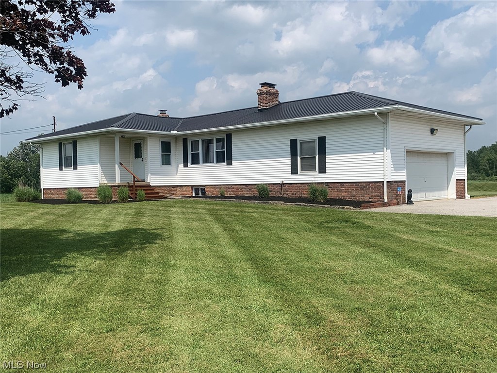 6 Acres – Middlefield Twp. – Geauga Co. - No Zoning – St. Rt. 528 - Nice Three-Bedroom Ranch Home With Two-Car Garage With Possible Basement Apartment Plus 64 X 32 Shop In Rear With Three Roll-Up Doors & Separate Drive - Online Bidding Available - Owners have relocated. ABSOLUTE AUCTION, all sells to the highest bidder on location. ONLINE BIDDING BEGINS THURSDAY, AUGUST 17, 2023 – 12:00 PM and AUCTION LIVE ON-SITE BIDDING WILL BEGIN MONDAY – AUGUST 21, 2023 – 6:00 PM. Ideal for residence and business. Could be divided. The home has a beautifully updated kitchen with appliances, a family room with a WB fireplace, new bath, three bedrooms, nice hardwood oak floors throughout, replacement windows, and a two-car garage. Full basement steel-studded in for two-bedroom apartment with new bath and fireplace. Steel roof, a nice setback, and good drive. 32 X 64 block-foundation shop building off the separate drive with 3 overhead doors, concrete, and stone parking area. 6 acres all mowed plus to