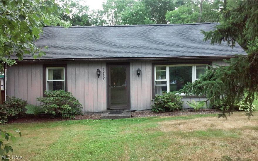 This cute and cozy cottage is nestled among mature trees and blackberry bushes on 1/2 acre in the Village. Inside, you'll find ample storage, including a large linen closet and plenty of kitchen cabinets.  First floor laundry, storm cellar, and central air add to the comfort and function of this home.  Enjoy a quiet dinner on the concrete patio while enjoying the large and private yard. This property is adjacent to Headwaters Bike and Hike Trail.