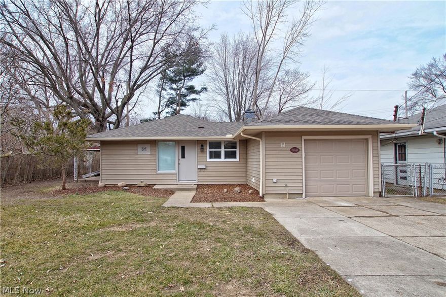 Welcome home! Updated three bedroom, one bath Parma ranch. The living space is light & bright with ample windows. Kitchen remodel updates include countertops, tile backsplash, cabinets, flooring, and stainless steel appliances. What’s not to love? The dining space is adjacent to both the living space & kitchen, a perfect layout for entertaining. Enjoy a heated garage for the snowy winters! Additional features include a covered patio and large backyard. Other updates include new appliances, furnace, A/C, new laminate flooring throughout, new electric panel, fresh paint throughout, new windows in kitchen & bedrooms, remodeled bath, and more! Schedule your showing today!