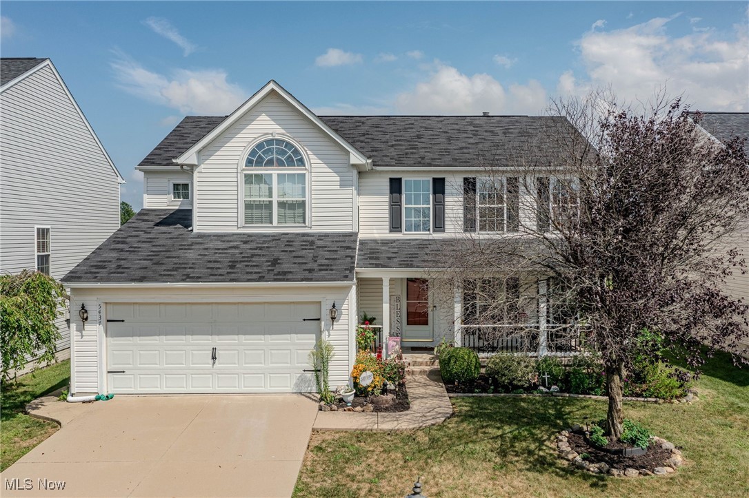 Welcome to 5437 Deer Lake Drive in the highly sought-after Meadow Lakes community of North Ridgeville! This beautiful 4-bedroom, 4-bath home offers the perfect blend of comfort, functionality, and charm. Step inside through the inviting foyer and be greeted by a bright, open-concept layout that flows seamlessly from the formal dining room to the spacious family room, complete with a cozy fireplace. The kitchen, with ample cabinetry and counter space, is ideal for both everyday meals and hosting gatherings. Off the garage, a well-designed mud room helps keep your home organized. Upstairs, you’ll find four generously sized bedrooms, including an impressive owner’s suite with a spa-like bathroom and a massive walk-in closet. The convenience of a second-floor laundry makes daily living a breeze. The finished basement adds even more living space — perfect for a recreation room, home office, or gym — while offering abundant storage throughout. Outdoors, the fenced backyard with a patio sets the stage for relaxing evenings or lively entertaining. Enjoy peaceful mornings on the welcoming front porch. With a desirable location in Meadow Lakes and easy access to parks, shopping, and major highways, this home truly has it all. Don’t miss your chance to make it yours — schedule a private tour today!