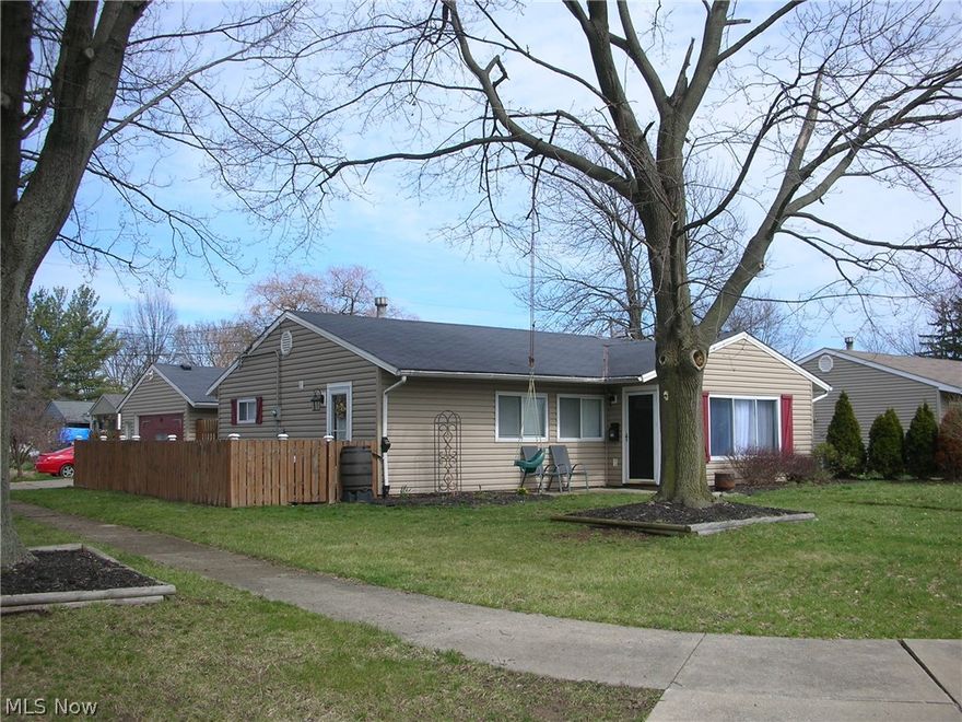 Fabulous updated 3 bedroom 1 bath ranch. Great open floor plan. This home is move in ready. Updates: Kitchen and bathroom are beautiful. New carpeting in bedrooms and hall March 2017. All new stainless appliances with a gas range September 2013. Roof and windows 2003, gutters, vinyl siding and furnace 2007, central air 2010. Walls were insulated by USA Insulation in the Fall of 2004. The yard is very nicely landscaped. Completely fenced backyard with patio, grape vine, raspberry patch and a raised garden area for vegetables. Garage has easy access off Hickory Drive. Highly rated Berea school system. Close to Metro-Park system.