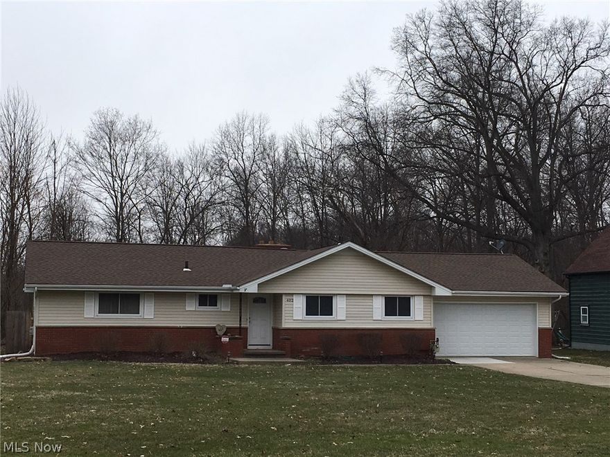 Updated ranch on quiet dead end street.  Kitchen has ceramic flooring, large island, newer cabinets, applances. Living room has gas fireplace, sliders to large covered patio and fenced back yard. Home has updated bath, refinished HW floors, newer roof, (2015) newer windows, A/C and furnace (2016), updated 100 amp electric panel, new doors including garage door, freshly painted throughout.  Basement is partially  finished.