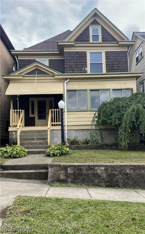 Welcome home to this charming three-bedroom home! Move in ready, with spacious rooms on the main floor including a large eat in kitchen with plenty of cabinetry. Beautiful spacious dining room with window nook, large living room with a sunroom off of it for year-round enjoyment. Upstairs is three nice size bedrooms and a large bathroom. There is a finished third floor that you can use for many options. This home has a fenced in back yard and off-street parking. All there is to do is bring your belongings! Call today for your private tour!