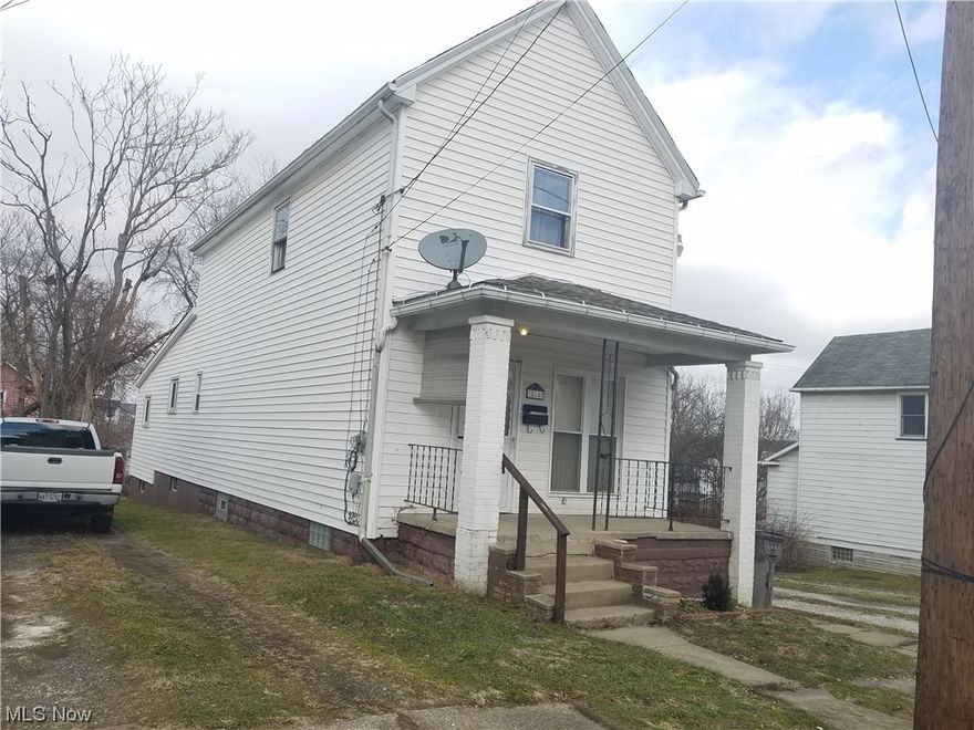 What a gem!!! This 2 bedroom 2 bath house with great front porch on a quite west side dead end street has so much to offer from a fully equipped kitchen, (including fridge, range top, wall oven, and microwave), washer and dryer, tons of living space for a 2 bedroom and amazing closet space. The fully carpeted living room & super sized dinning room, super cool kitchen with a stunning back splash, tons of quality wood cabinetry and counter space and a large breakfast bar. 16 by 18 first floor family room with great features for movie night, fully carpeted with oriental rug accent. The main family bathroom is located on the first floor right at the bottom of the steps. The vanity has lots of counter space for everything you need in the Bath! Remodeled and very nice, new shower head. Upstairs has 2 very large carpeted bedrooms with great closet space. The basement has a stand up shower, toilet, washer and dryer, and space for storage and it's huge! Big 2 plus car garage and vacant lot righ