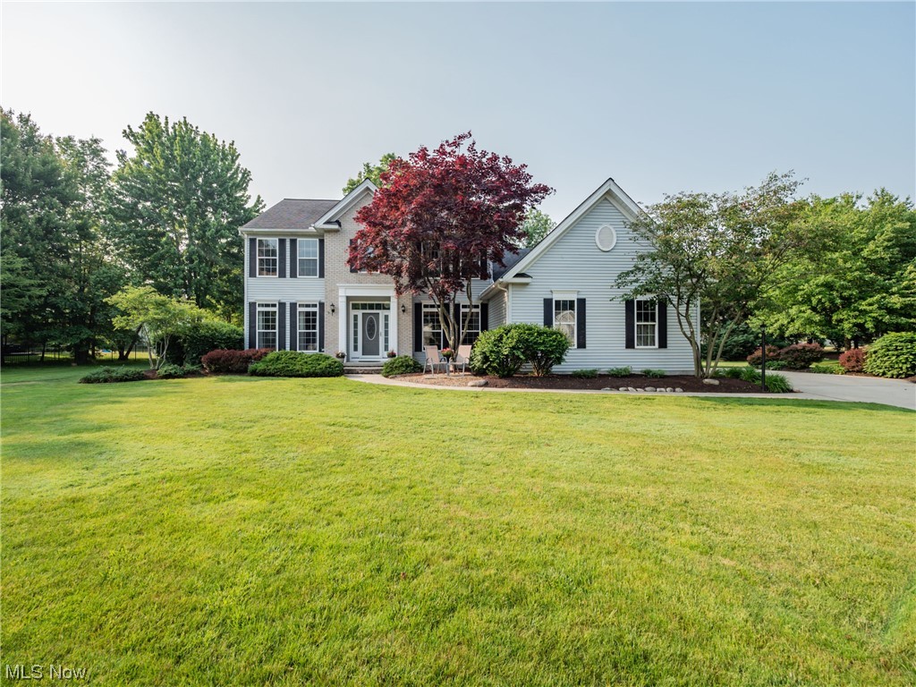 Welcome home to this stunning Colonial on desirable cul-de-sac location in the heart of Avon Lake! This one owner home has been meticulously maintained and the pride of ownership shows throughout! Recent updates include, Furnace/AC 2014, roof 2012, leaf filter gutter installed in 2021, half bath added to lower level in 2018, master bath remodeled 2012. First floor boasts a traditional floor plan with living room, dining room, office and kitchen with upgraded granite countertops and newer flooring. Your favorite room will be the sun-filled 4 season room overlooking the parklike backyard. Large laundry/utility room complete this floor. The second level features, master bedroom with ensuite bathroom, and additional 3 other ample sized bedrooms. The lower level is perfect for entertaining your guests, with a small wet bar and half bath. Enjoy your summer nights on the patio!