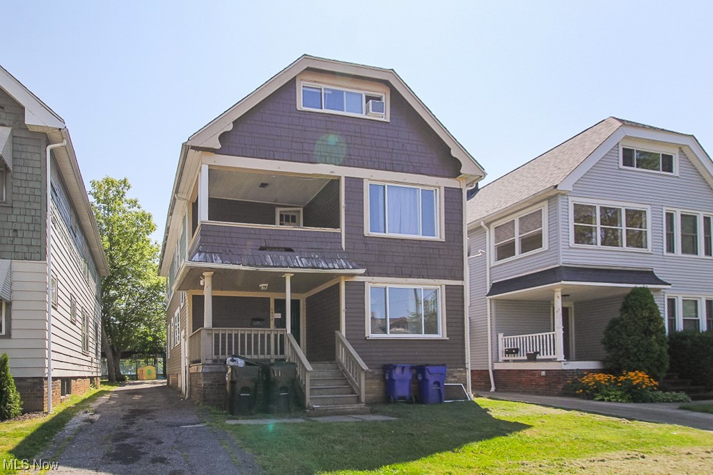 Tenant occupied investment property. 2-family colonial home with 2 bed 1 bath units, covered front porch and rear off-street parking.