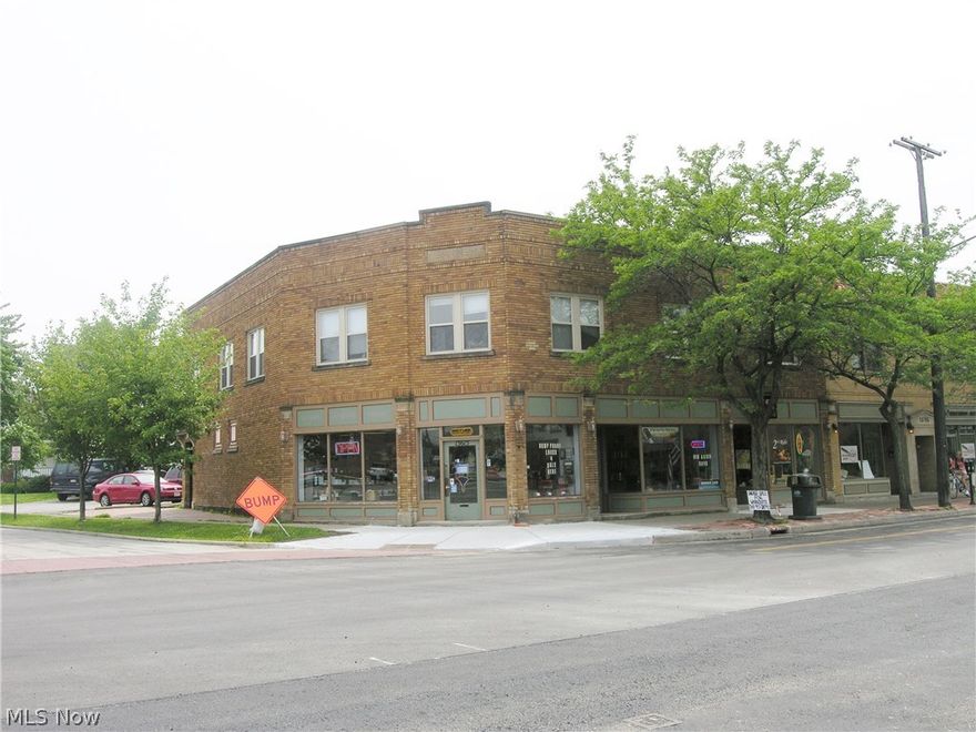 3 storefronts with 4 apartments above. Tenants pay for their own heat and electric. All furnaces have been replaced within the last 10 years.Most windows have been replaced. Roof is rubberized roof that was replaced 2004.  All four suites have been renovated with new kitchens and baths.  Long term storefront tenant on month to month. This property has a parking lot that holds 8 cars. Small storefront is vacant.
