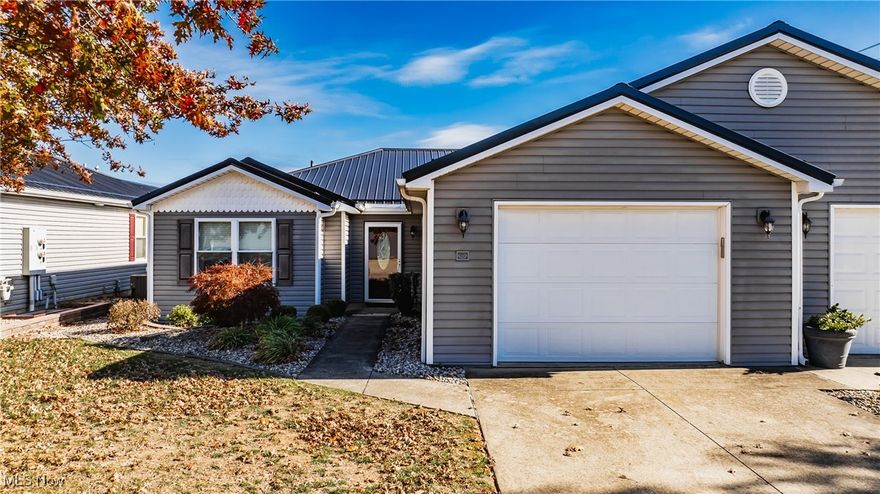 Immaculate updated condo, handicap accessible, offering worry-free one-floor living. Enjoy the remodeled interior with LVT flooring, a walk-in shower, and a modern kitchen featuring Cambria quartz countertops and a smart fridge that can be connected to your WiFi. Stay comfortable year-round with a new high-efficiency furnace and AC, and rest easy knowing overhead is a newer metal and a heated one car garage will help preserve your car and stored items. You will enjoy plenty of hot water with the on-demand hot water tank. The HOA covers, Association Insurance, Exterior Maintenance, and snow removal. The units is handicap accessible with all doors wide enough for a wheel chair and bathroom is appropriately engineered to the needs of a handicap. Spend your summer days relaxing  on your peaceful patio surrounded by well-manicured landscaping. Inside, a big efficiency washer and dryer are included for added convenience. A one-car garage and attached storage room provide ample space. This desirable location offers a tranquil retreat, making this condo the perfect place to call home.